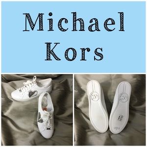 Michael Kors Heart Sneakers - Worn twice Great condition